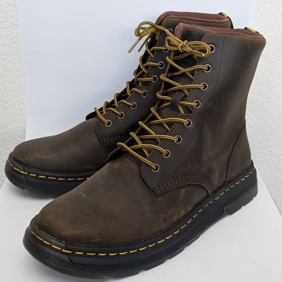 Dr. Martens Other - Dr. Martens Crewson Crazy Horse Leather Everyday Boots Men's Size 11 Brown